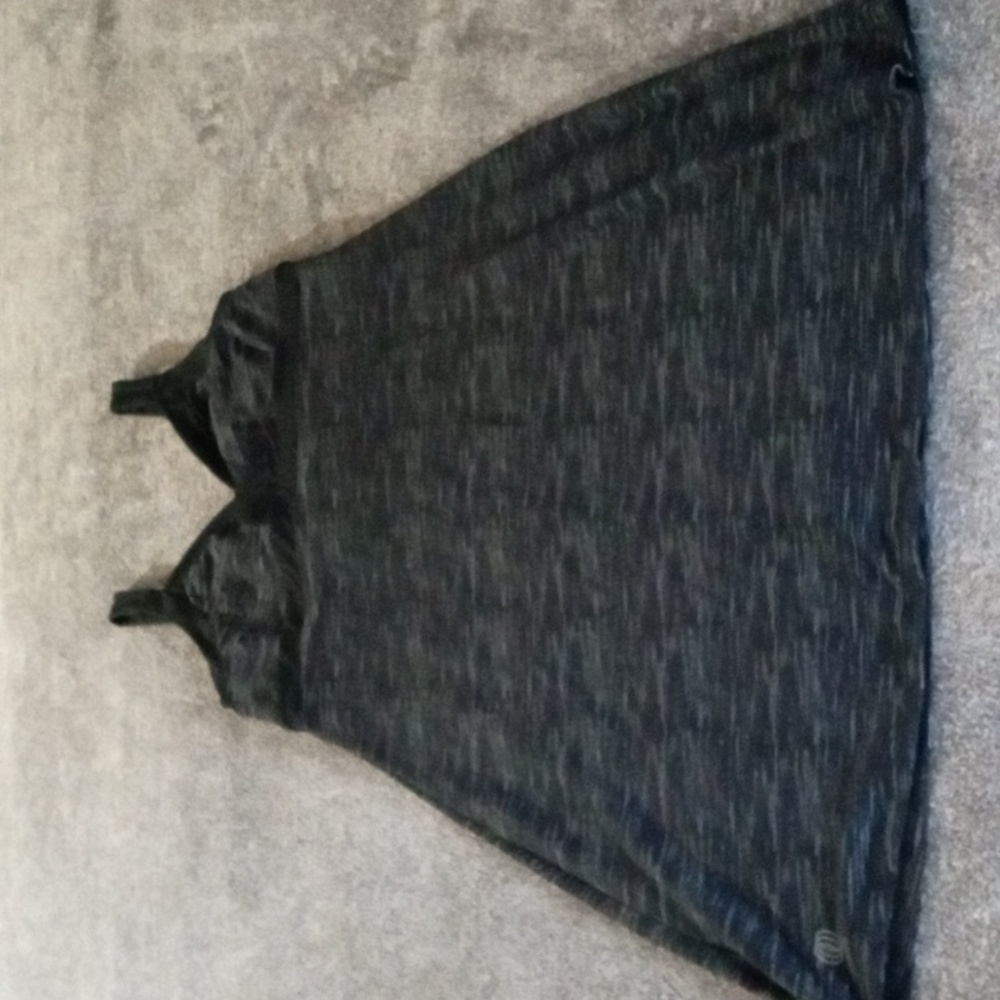 Balance Collection charcoal space dye dress